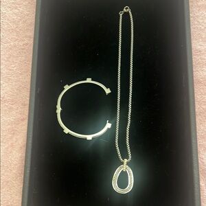 Elegant Avon Stainless Necklace and Bracelet Set